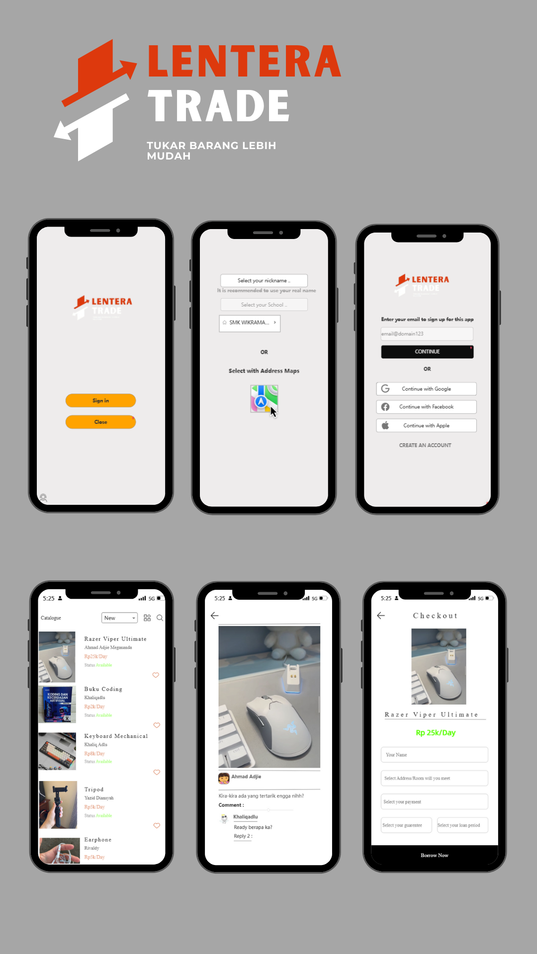 UI/UX Lentera Trade (Prototype)